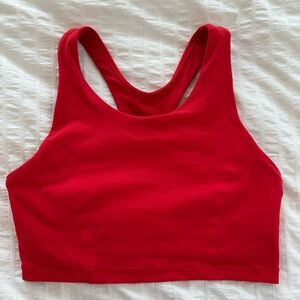 Lululemon sports bra, red, size 6